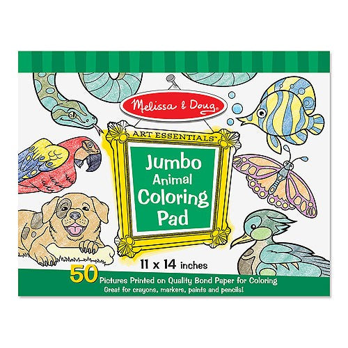 Melissa & Doug Jumbo Colouring Pad - Animals