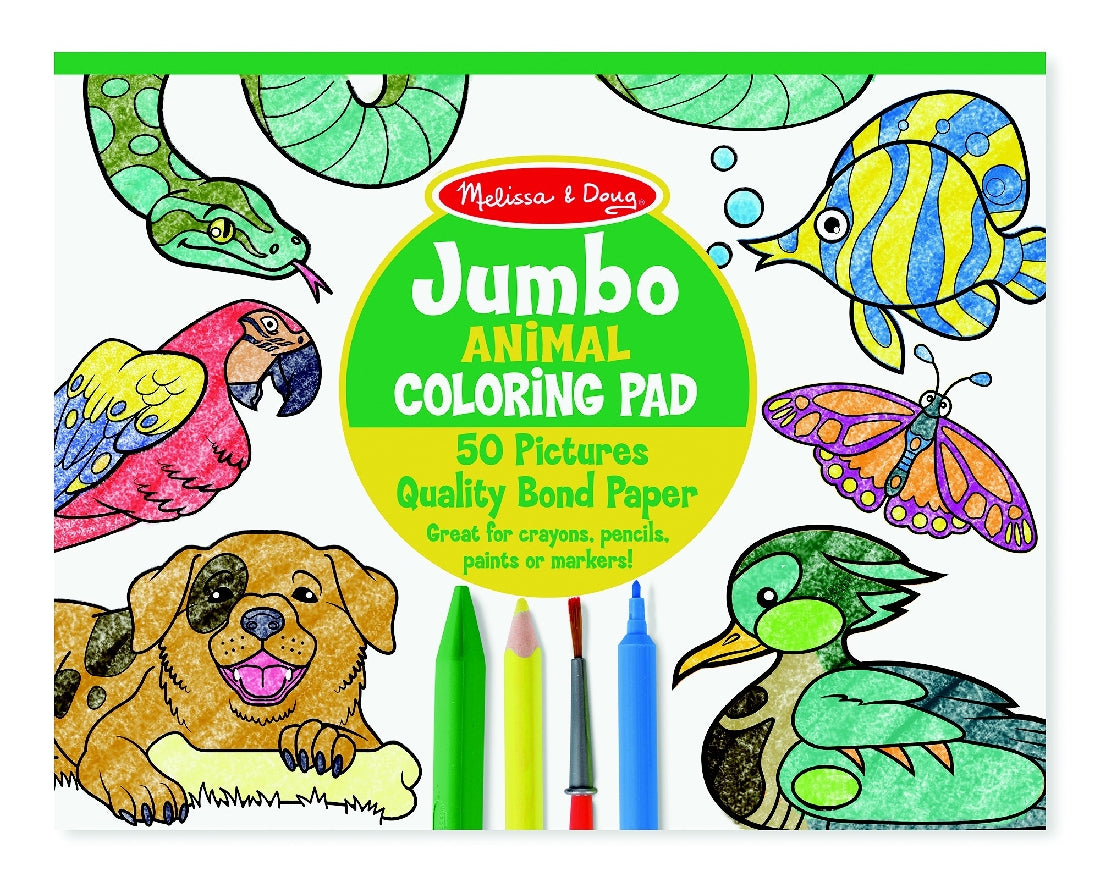 Melissa & Doug Jumbo Colouring Pad - Animals