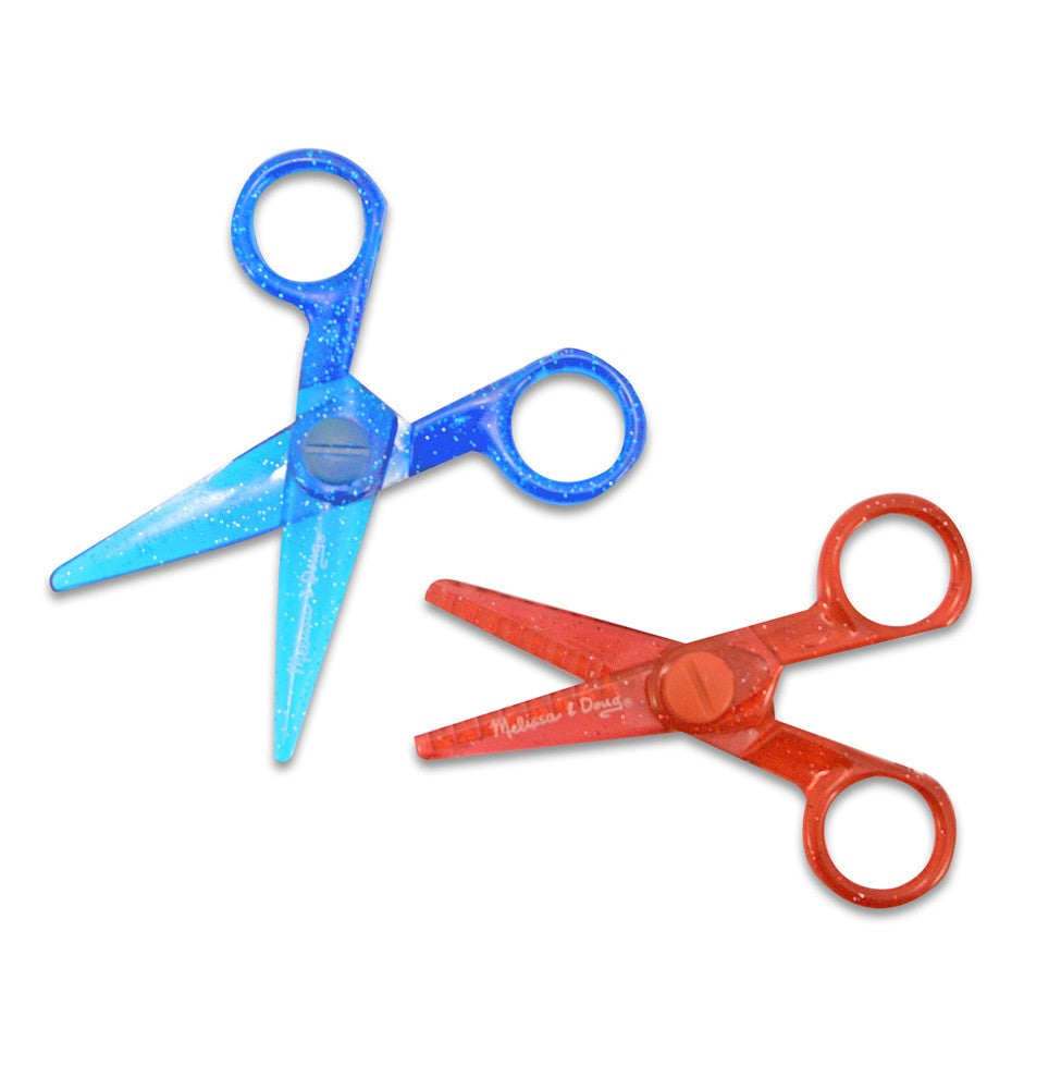 Melissa & Doug Child-Safe Scissors - Child-Friendly Scissors  Lefty and Righty  Set of 2