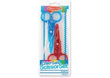 Melissa & Doug Child-Safe Scissors - Child-Friendly Scissors  Lefty and Righty  Set of 2