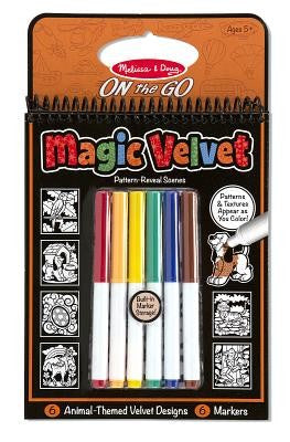 Melissa & Doug on the Go Magic Velvet Pattern-Reveal Activity Kit - Animals