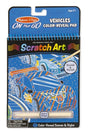 M&D - ON THE GO - SCRATCH ART COLOR-REVEAL PAD - VEHICLES