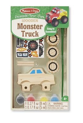 Melissa & Doug Created by Me! Monster Truck Wooden Craft Kit