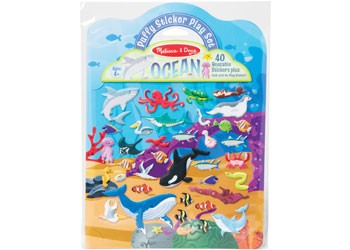 M&D PUFFY STICKER SET - OCEAN