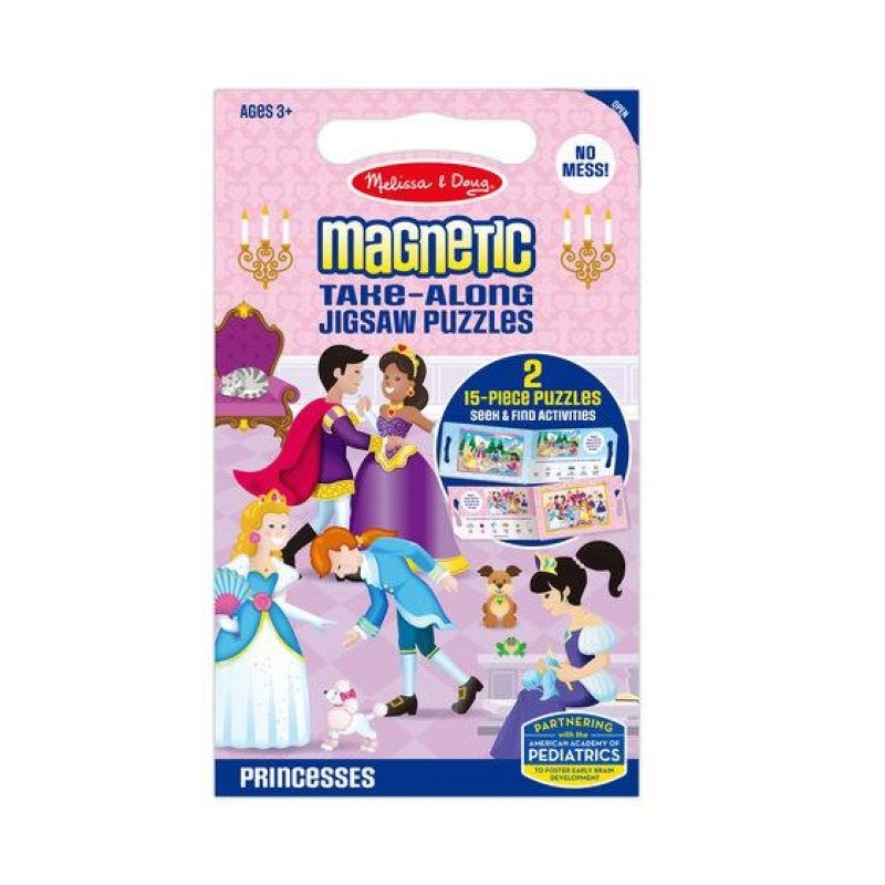 Melissa & Doug Magnetic Take Along Jigsaw Puzzles - Princes