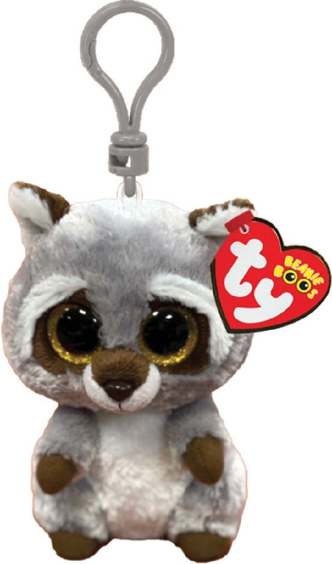 TY BEANIE BOOS CLIP - OAKIE RACCOON