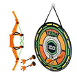 Zing Air Storm Bullz Eye Bow, Includes 1 Bow, 3 Velcro-Tipped Arrows and 1 Target, Safely Shoots Arrows Over 35ft, Short Range Indoor or Outdoor Activ