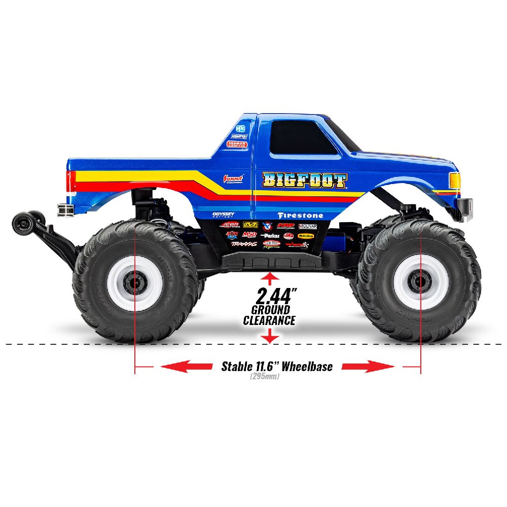 Traxxas Bigfoot 4X4 Bl-2s Monster Truck