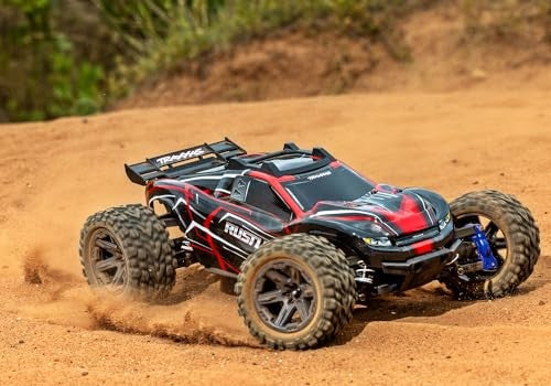 Traxxas Rustler 4X4 BL-2S - Red