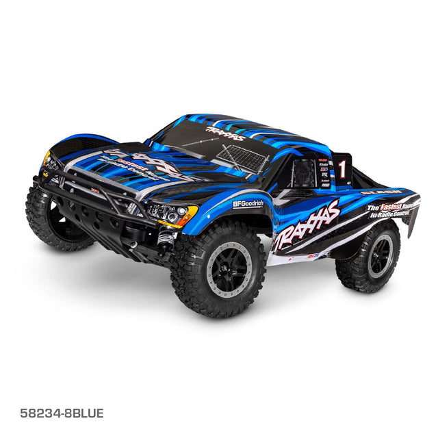 TRAXXAS SLASH BLUE WITH USB-C CHARGER