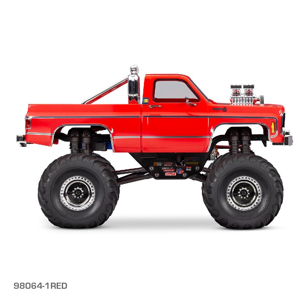 TRAXXAS TRX-4MT CHEVROLET K10 MONSTER TRUCK - RED