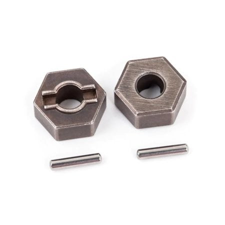 TRAXXAS WHEEL HUBS HEX STEEL 2/AXLE PINS