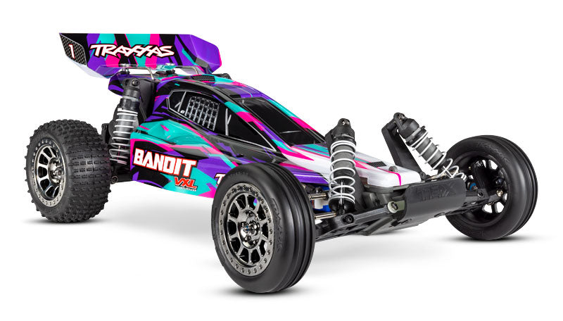 TRAXXAS BANDIT VXL 1/10 OFF-ROAD BUGGY PURPLE