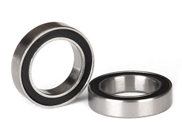 TRAXXAS BALL BEARINGS BLACK RUBBER SEALED 2PC 5120A