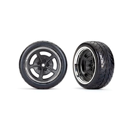 T/MAX T&W ASSMB (BLACK CHROME WHEELS 2.1" RESPONSE TIRES)