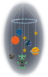 Hama Beads Space Hanging Mobile Set