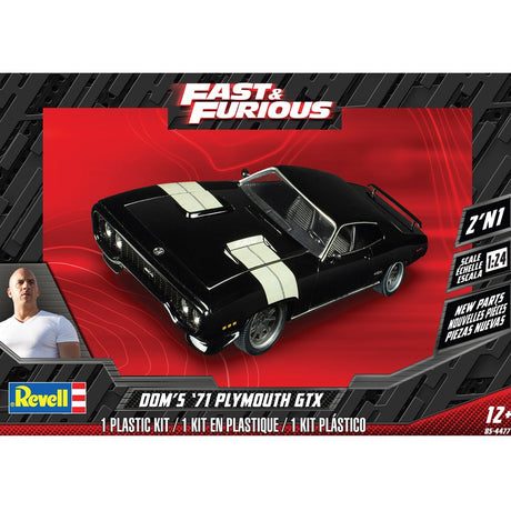 REVELL 1/24 DOM'S '71 PLYMOUTH GTX