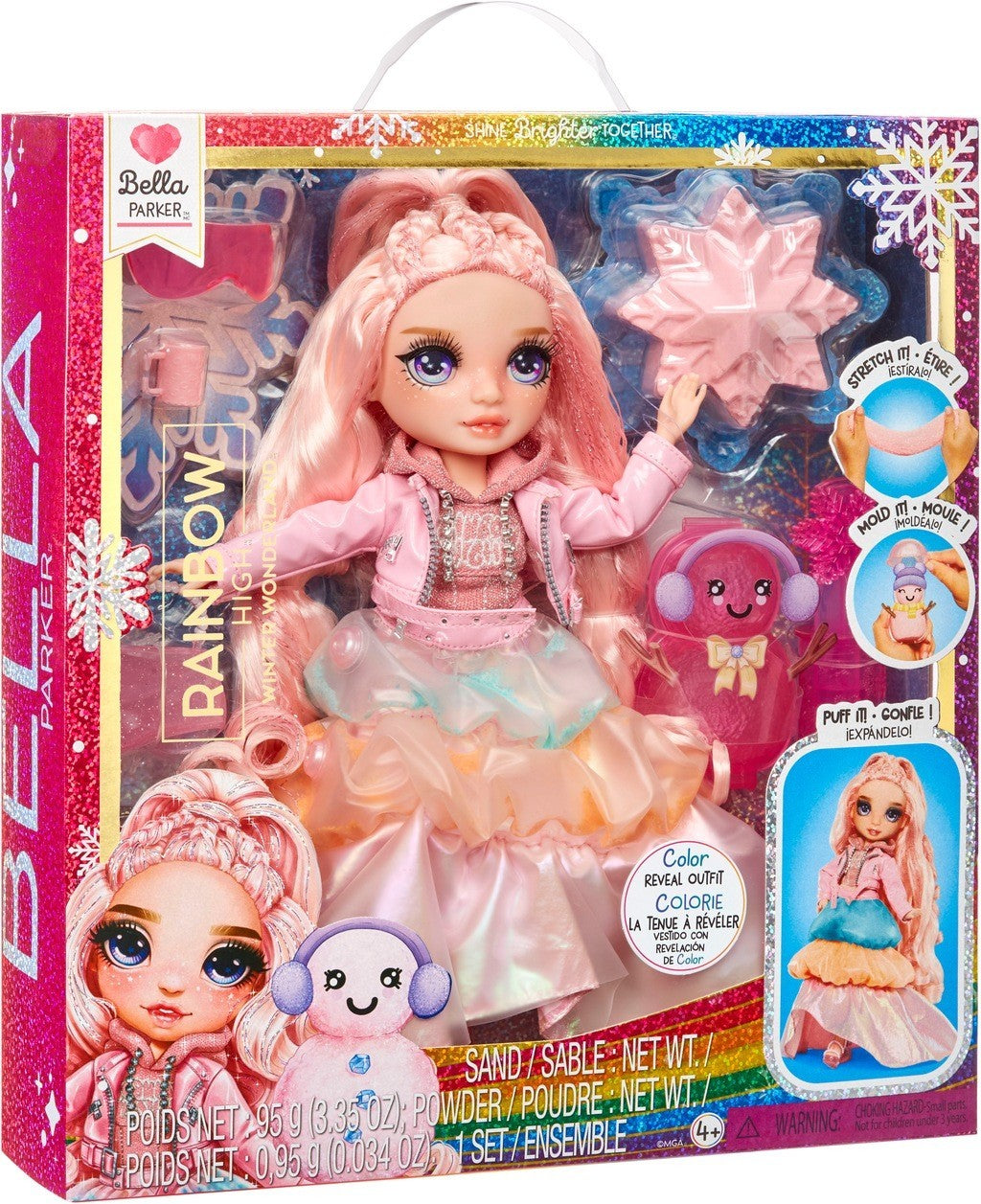 Rainbow High Winter Wonderland Doll - Bella (pink)
