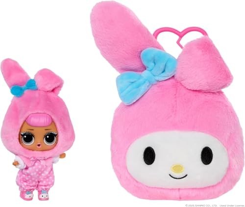 L.O.L. Surprise! Loves Hello Kitty Reversible Plush Surprise - Plush Sanrio Characters With Matching L.O.L. Tot