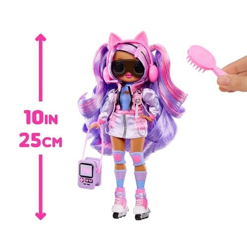 LOL Surprise OMG Ace Fashion Doll with 15 Surprises Including Gaming Themed Fashions and Accessories – Great Gift for Kids Ages 4+