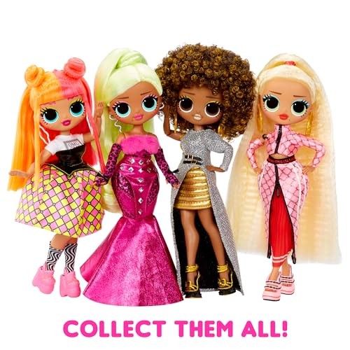 LOL Surprise OMG Neonlicious Fashion Doll with Multiple Surprises Including Transforming Fashions and Fabulous Accessories  Kids Gift Ages 4+