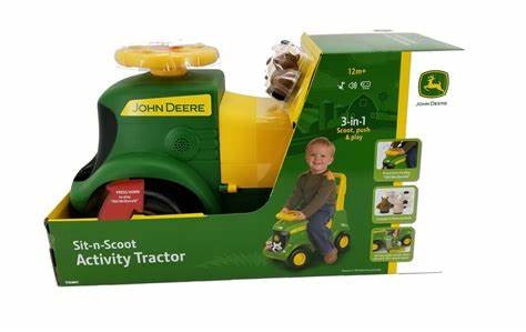 JOHN DEERE  SIT N SCOOT ACTIVITY TRACTOR