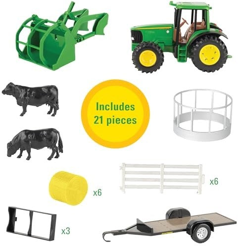 John Deere Haying Farm Playset - 1:32 Scale