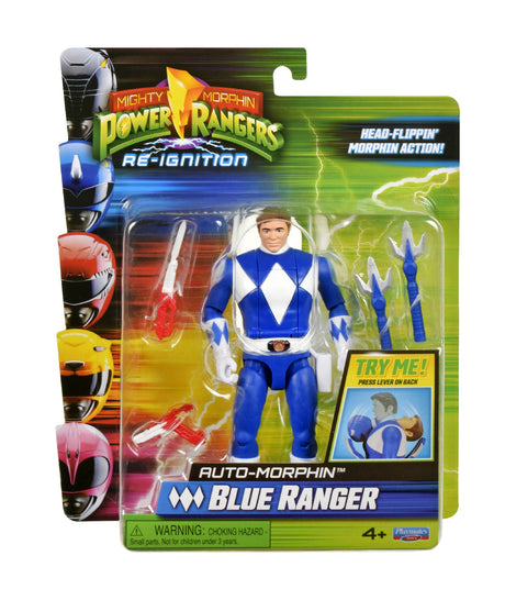 Mighty Morphin Power Rangers Re-Ignition Auto-Morphin Blue Ranger