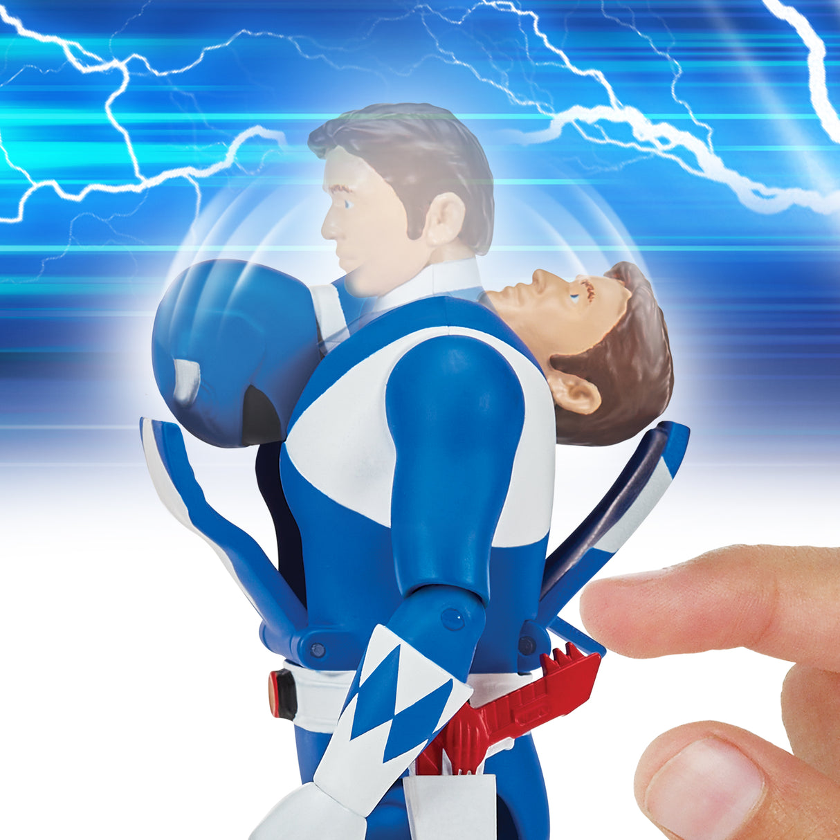 Mighty Morphin Power Rangers Re-Ignition Auto-Morphin Blue Ranger