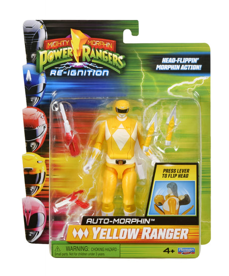 Mighty Morphin Power Rangers Re-Ignition Auto-Morphin Yellow Ranger