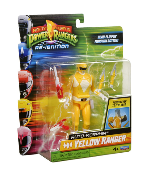 Mighty Morphin Power Rangers Re-Ignition Auto-Morphin Yellow Ranger