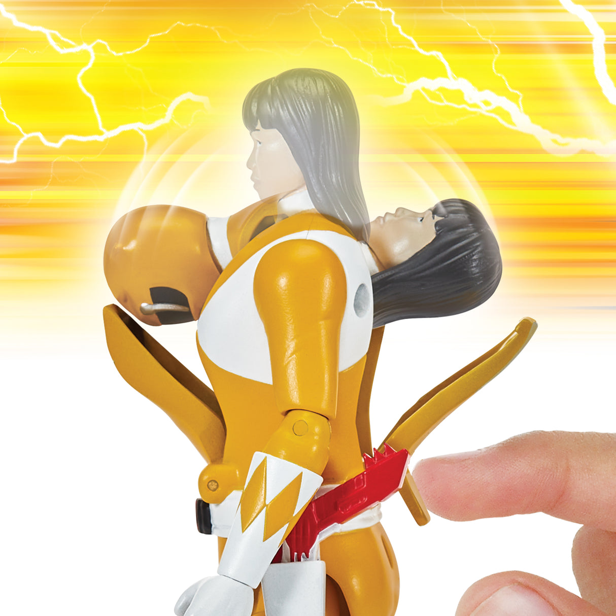 Mighty Morphin Power Rangers Re-Ignition Auto-Morphin Yellow Ranger
