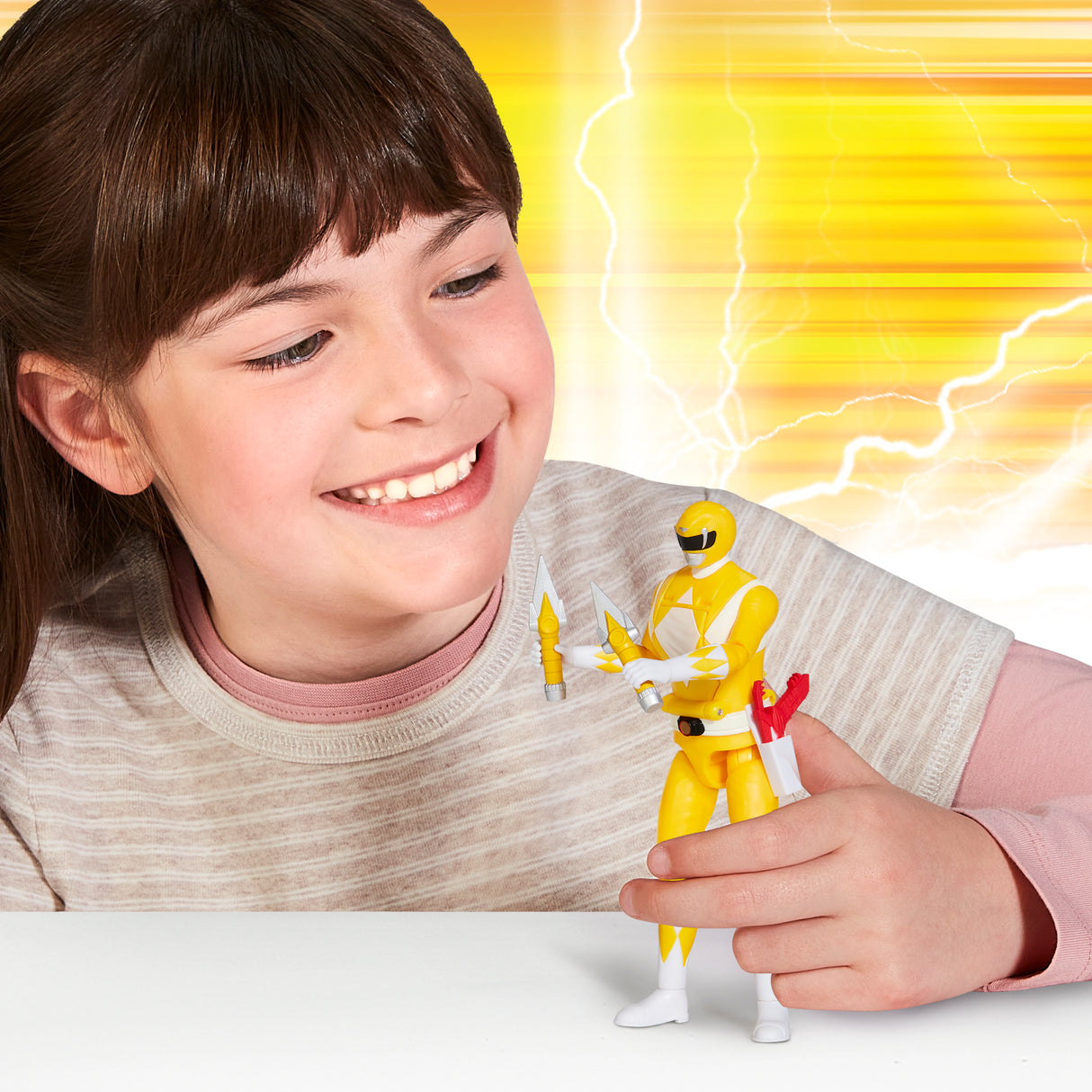 Mighty Morphin Power Rangers Re-Ignition Auto-Morphin Yellow Ranger