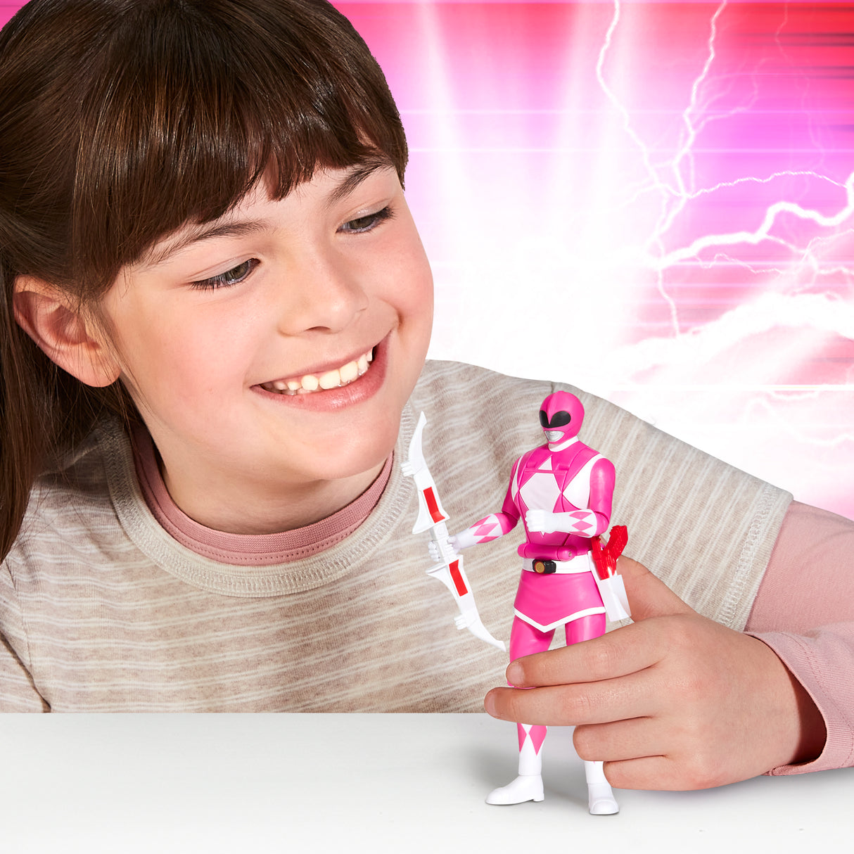 Mighty Morphin Power Rangers Re-Ignition Auto-Morphin Pink Ranger