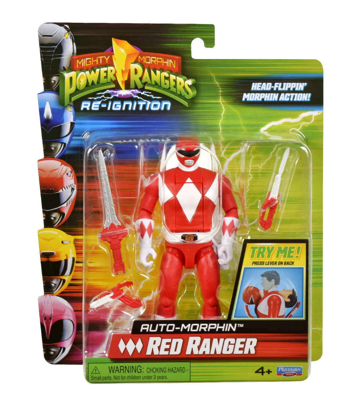 Mighty Morphin Power Rangers Re-Ignition Auto-Morphin Red Ranger
