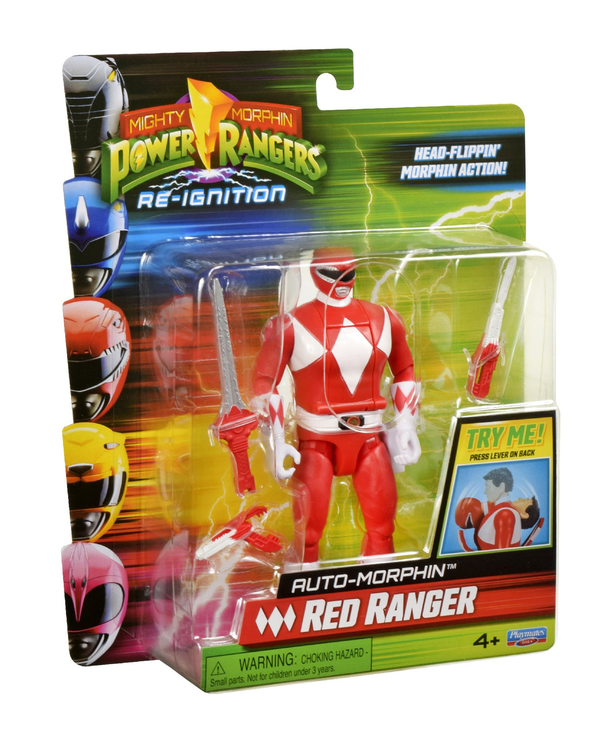 Mighty Morphin Power Rangers Re-Ignition Auto-Morphin Red Ranger