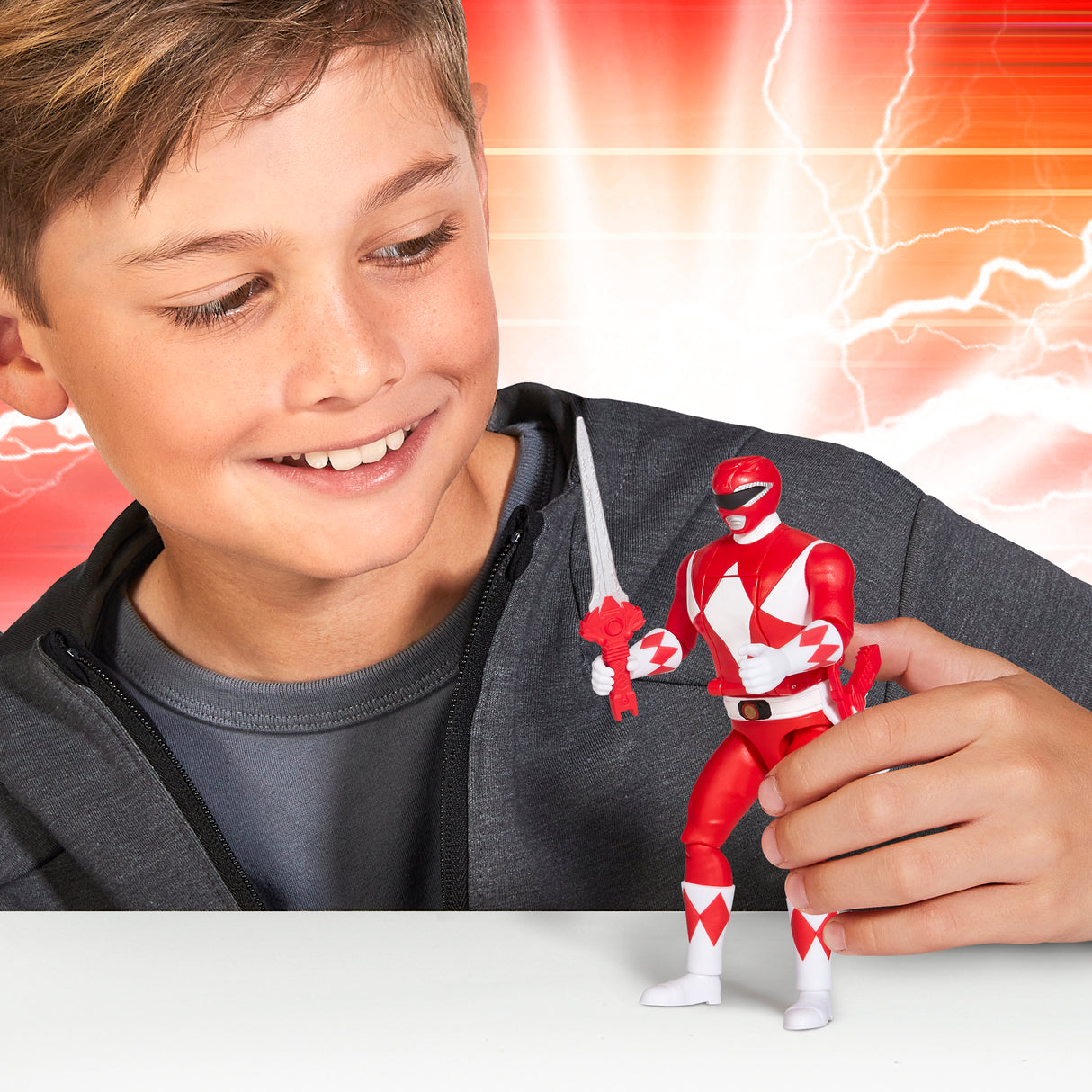 Mighty Morphin Power Rangers Re-Ignition Auto-Morphin Red Ranger