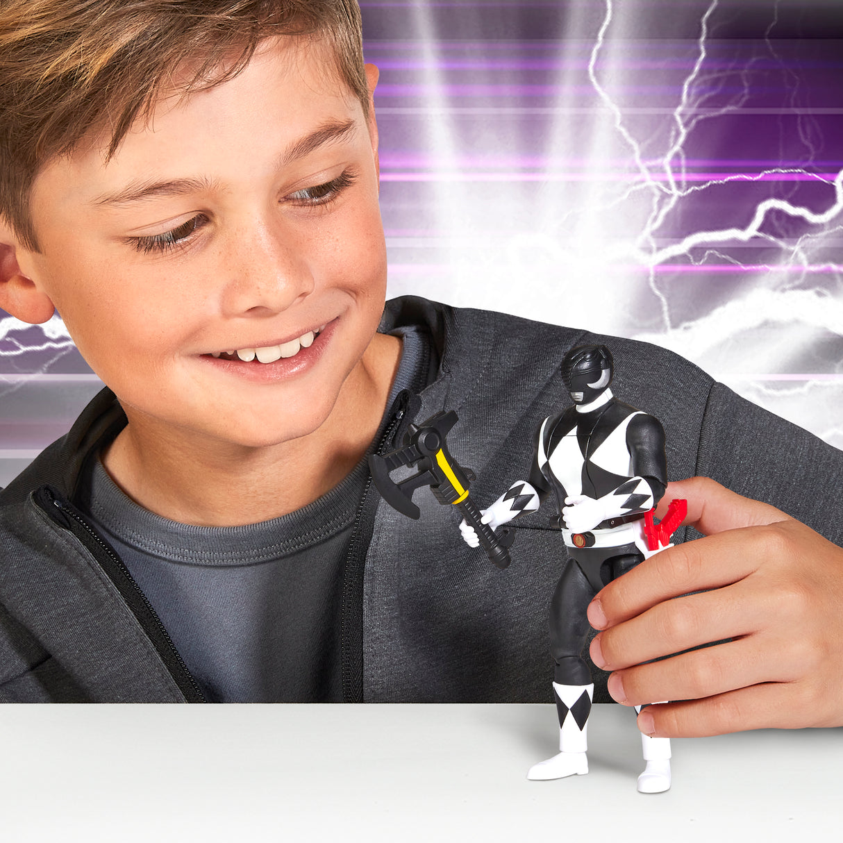 Mighty Morphin Power Rangers Re-Ignition Auto-Morphin Black Ranger