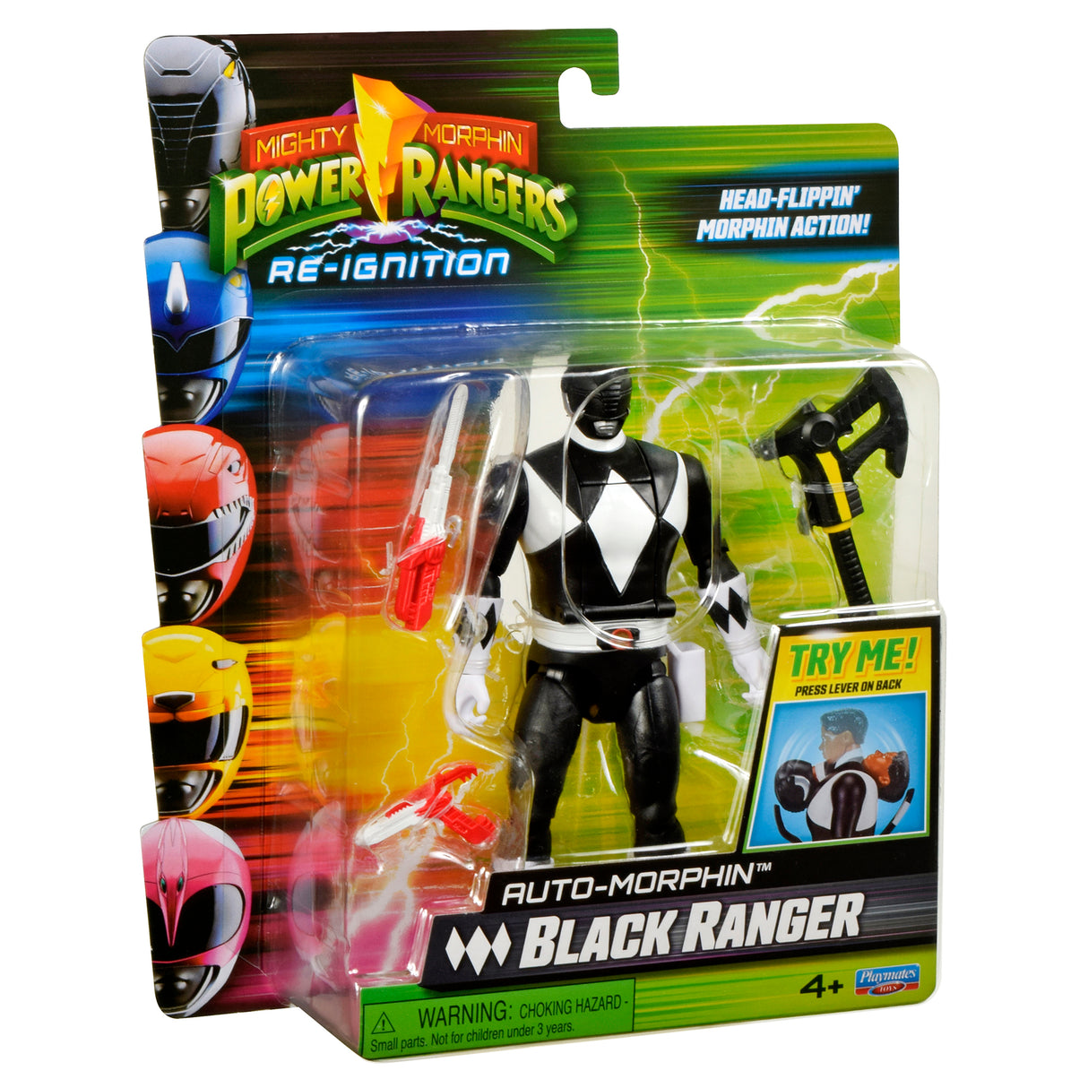 Mighty Morphin Power Rangers Re-Ignition Auto-Morphin Black Ranger