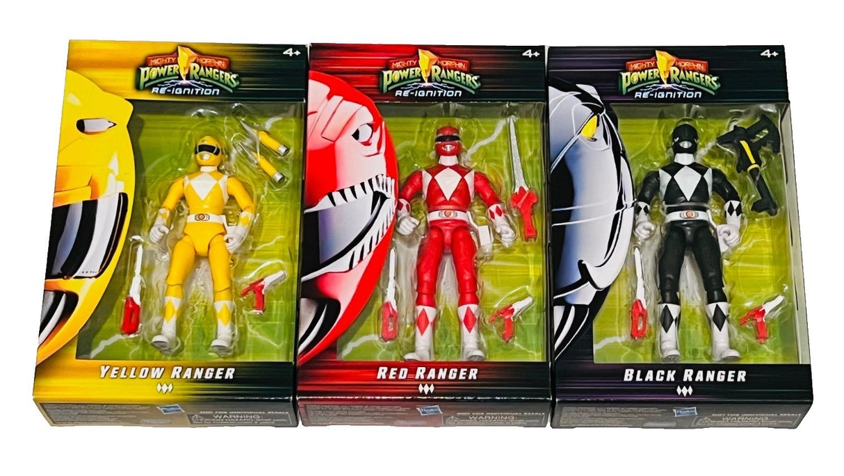 Mighty Morphin Power Rangers: Re-Ignition - Power Ranger Action Figure 6-Pack