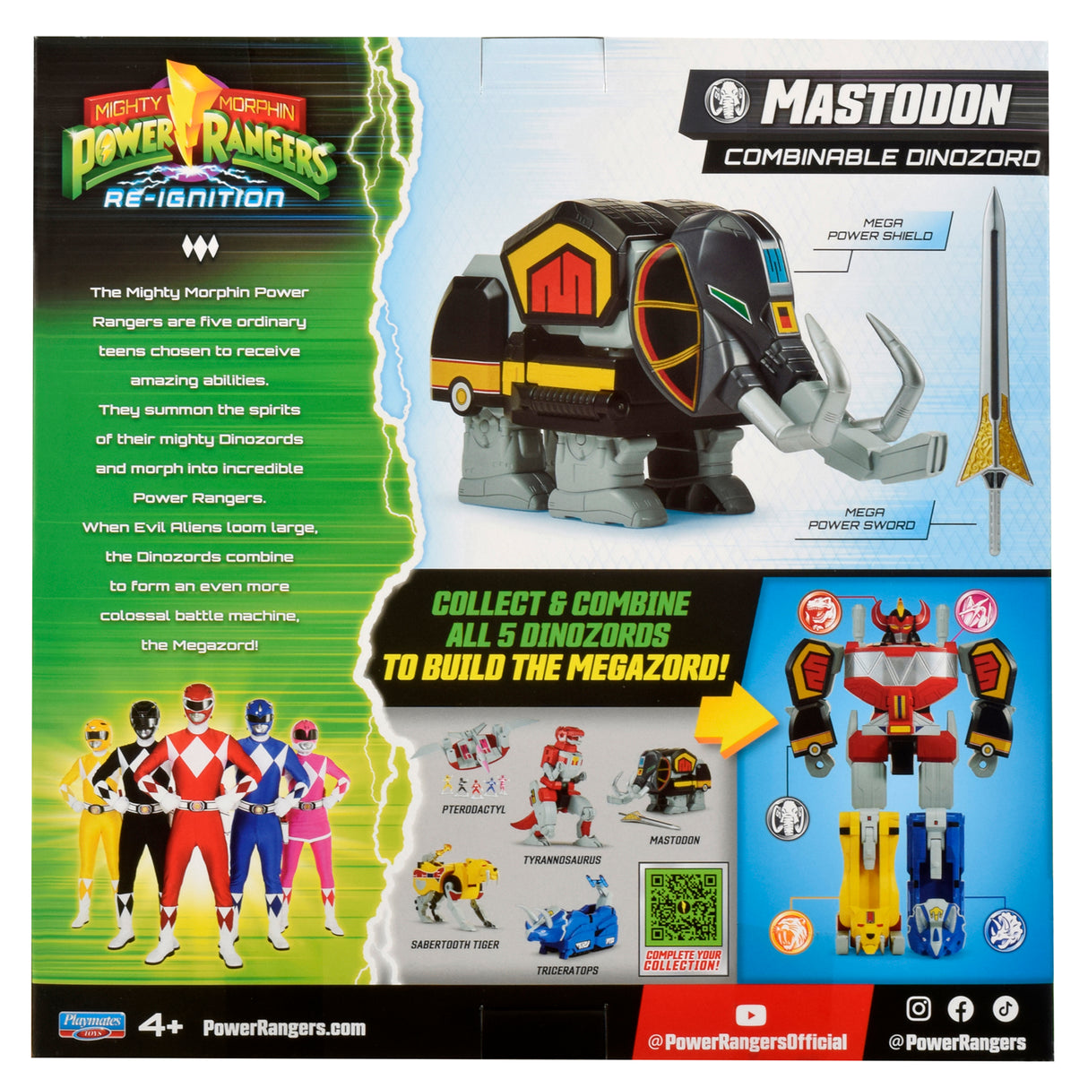 Power Rangers Combinable Dinozord - Mastadon