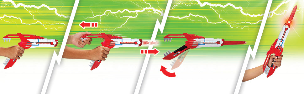 Mighty Morphin Power Rangers Re-Ignition Blade Blaster w/ Lights & Sounds