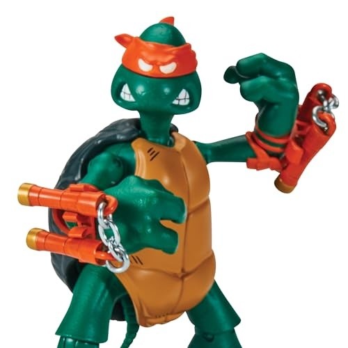 TMNT Classic 40th Anniversary Original Sketch Turtle Figure - MICHELANGELO