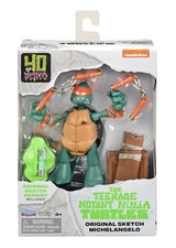 TMNT Classic 40th Anniversary Original Sketch Turtle Figure - MICHELANGELO