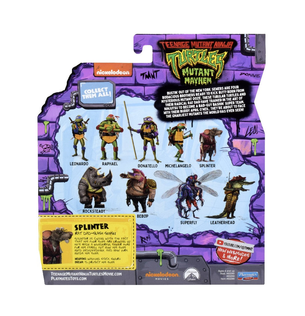 Playmates Teenage Mutant Ninja Turtles Mutant Mayhem Action Figures