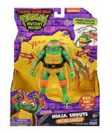 Tmnt Mutant Mayhem Ninja Shouts Figures Asst - Michelangelo