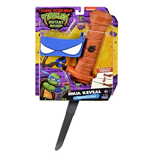 Teenage Mutant Ninja Turtles: Mutant Mayhem Ninja Reveal Leonardo's Katana and Role Play Set