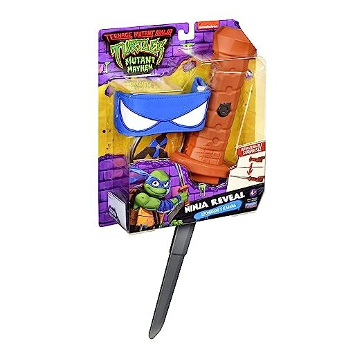 Teenage Mutant Ninja Turtles: Mutant Mayhem Ninja Reveal Leonardo's Katana and Role Play Set