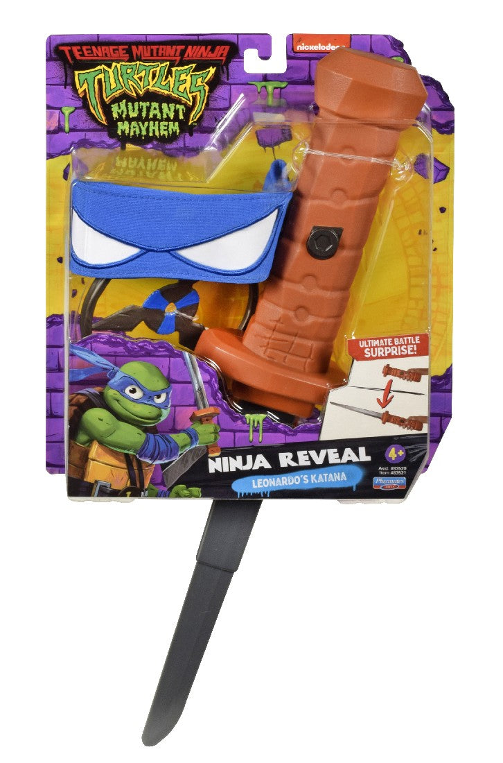 Teenage Mutant Ninja Turtles: Mutant Mayhem Ninja Reveal Leonardo's Katana and Role Play Set