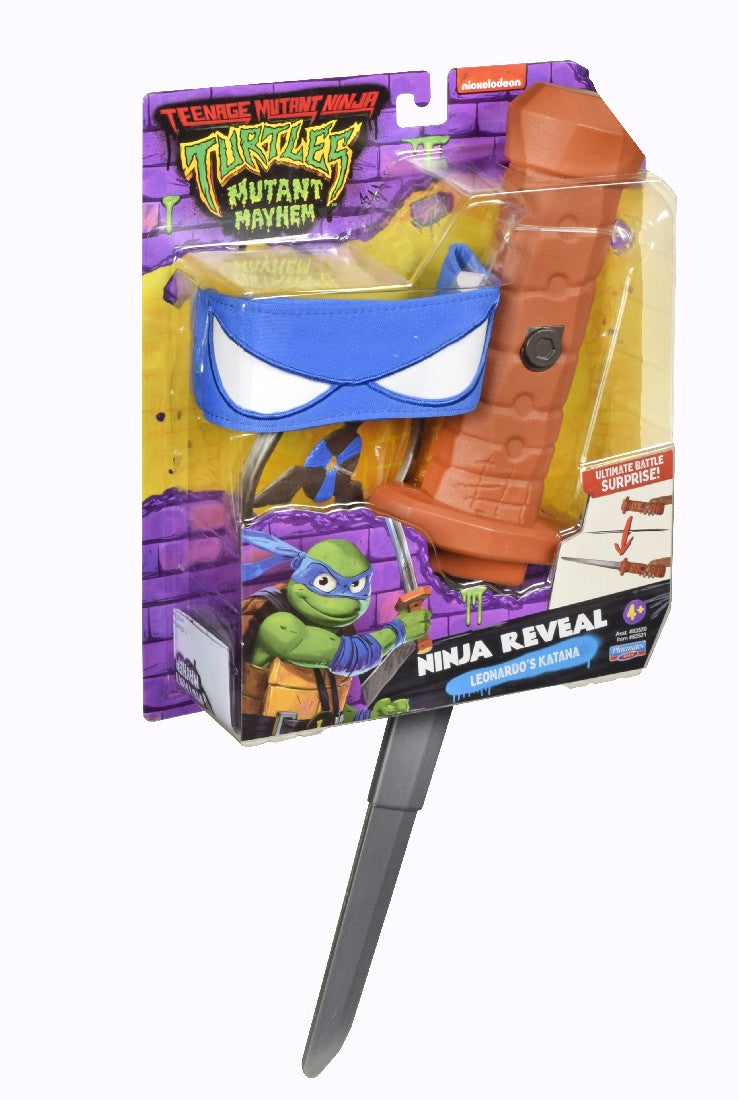 Teenage Mutant Ninja Turtles: Mutant Mayhem Ninja Reveal Leonardo's Katana and Role Play Set